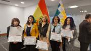 Cámara de Diputados rinde homenaje al Círculo de Mujeres Periodistas de La Paz y a Ana María Romero de Campero