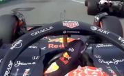 VIDEO.- Verstappen se enojó con Colapinto y le lanzó un irónico gesto en pleno entrenamiento