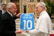 El Papa León XIV recibió al Napoli campeón: “Ganar el campeonato es mérito del equipo”