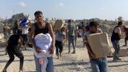 Escenas de caos y desconsuelo en el reparto de ayuda humanitaria en Gaza