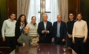 Encuentro institucional de las nuevas autoridades de AMIA La Plata con Alak