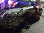 A contramano por la ruta 2: chocó de frente a otro auto, mató al conductor en el acto, y quedó detenido