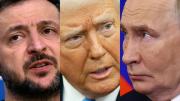 Trump dijo estar dispuesto a ser parte de una reunión con Putin y Zelenski