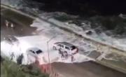 Olas de dos metros y destrozos en la costa de Mar del Plata