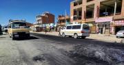 Choferes levantan bloqueo en la ruta El Alto