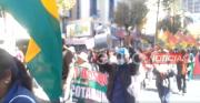 Vecinos de Cotahuma marchan en La Paz piden la renuncia del presidente por alza de precios de la canasta familiar