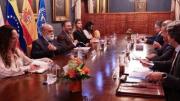 Yvan Gil se reúne con embajadores de Francia, España, Colombia y la ONU: transmite su apoyo ante posibles actos violentos