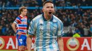 Racing le ganó a Fortaleza sobre la hora y clasificó primero en la Copa Libertadores