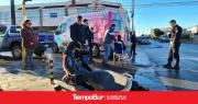 Un motociclista hospitalizado tras siniestro vial