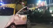 Un taxista terminó hospitalizado tras un siniestro vial en Concepción