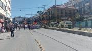 Marchas colapsan el centro paceño en rechazo a la crisis económica y escasez de productos