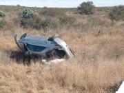 Tres personas que viajaban desde Córdoba hacia Santiago del Estero murieron en un vuelco en la ruta 9