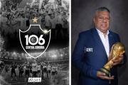 Claudio Tapia saludó a Central Córdoba por su 106° aniversario