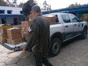 Gendarmes entregan donaciones a la Escuela Provincial N° 277 en Tucumán