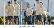 La Selección argentina entrenó antes de viajar a Chile y se mantiene la incógnita sobre la formación titular