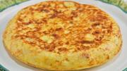 Simple y sabrosa: cómo hacer una tortilla de papas en solo 10 minutos y sin sartén