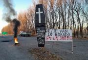 Ruta 22: protesta de policías retirados de Río Negro por problemas salariales