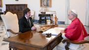 Javier Milei se reunió con León XIV: el Papa le confirmó que visitará la Argentina