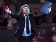 ¡Muerte al socialismo!, gritó Javier Milei en un estadio en Madrid y ya habló de sus planes si es reelecto