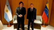 Javier Milei se reunió con Edmundo González Urrutia
