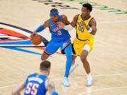 Finales de la NBA: Oklahoma City igualó la serie ante Indiana en una noche récord para su líder