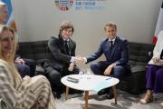 Milei se reunió con Macron, con eje en inversiones y acuerdos