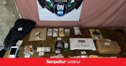 Detienen a un sujeto con cocaína, marihuana y dinero