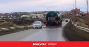 Aplican riego líquido antihielo en la complementaria 20 y la nacional 40