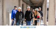 Orrego recorrió la obra del nuevo Hospital Aldo Cantoni: tiene el 50% de avance