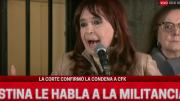 Habló Cristina Kirchner tras la ratificación de la condena por la causa Vialidad