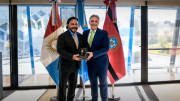 Gustavo Sáenz se reunió con el gobernador Llaryora