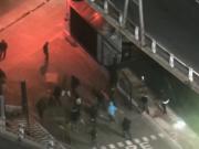 Así ingresaron unos 70 militantes de La Cámpora a TN para causar destrozos tras el fallo contra Cristina Kirchner