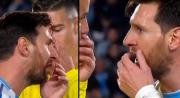 Messi y James terminaron peleando en el partido entre Colombia vs. Argentina