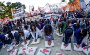 Marcha a Plaza de Mayo, corte en la Autopista y amenazas de bomba