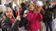 En la marcha de los jubilados también hubo reclamos por el fallo contra Cristina
