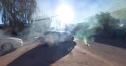 Bombos, cánticos y humo verde: el emotivo adiós a un joven jachallero fallecido