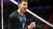 Capitaneada por Agustín Loser la Selección argentina de vóley le ganó a Canadá por la VNL