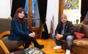 Cristina Kirchner se reunió con Pablo Moyano, que anticipó una movilización multitudinaria para el miércoles