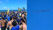 VIDEO. Superclásico en el Mundial de Clubes: durante un banderazo de Boca, una cargada de River