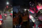 Le robaron la moto a un repartidor, sus compañeros fueron en caravana a buscarla y la recuperaron