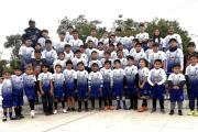 La escuelita Lionel Messi de Clodomira presentó su nueva indumentaria