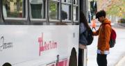 En San Juan, estiman que cerca de 30.000 estudiantes usan la credencial escolar por día