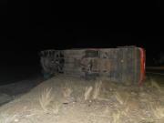 Bus vuelca en la carretera La Paz Oruro y deja 22 heridos