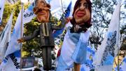 Primer detenido en la marcha por Cristina Kirchner por amenaza de muerte a Javier Milei