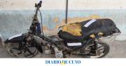 Deteriorada y casi destartalada, así hallaron una moto que había sido denunciada por robo en el 2018