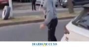 Violenta discusión de tránsito en San Luis: una pareja terminó a los golpes de puño con dos ciclistas