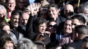 Axel Kicillof participó de la marcha en respaldo a Cristina Kirchner: “Es una condena absolutamente injusta”