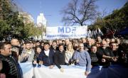 En plaza de Mayo, Kicillof insistió con una “lista conjunta” para las elecciones