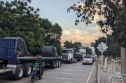 Más de 300 vehículos de carga siguen represados en frontera – Correo del Caroní