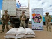 Contrabando: Decomisan maíz, ropa usada y camiones indocumentados